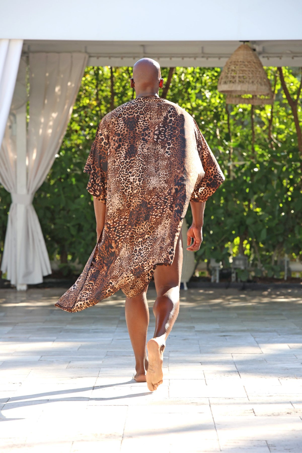 Savage Leopard Kimono – Men