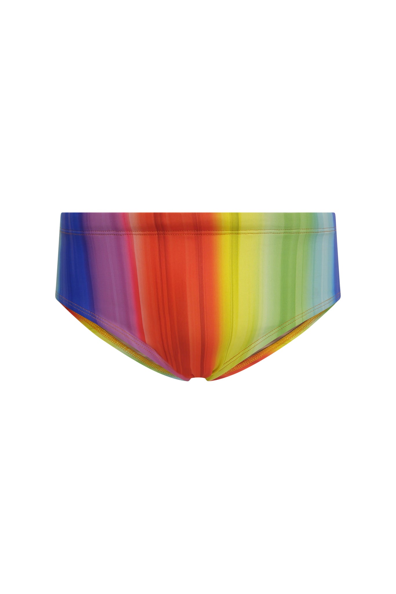 Multicolor Stripes Men's Swim Brief