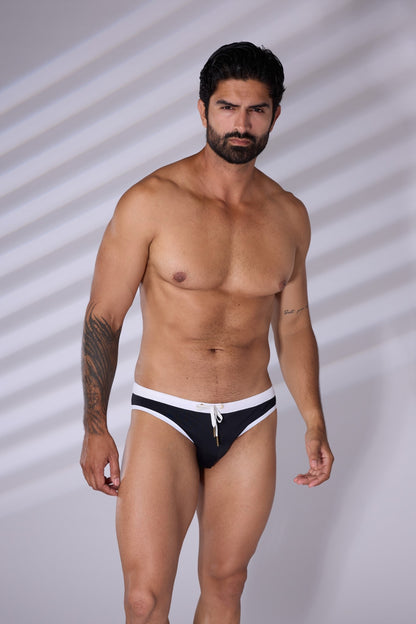 Dual Low Cut Swim Brief