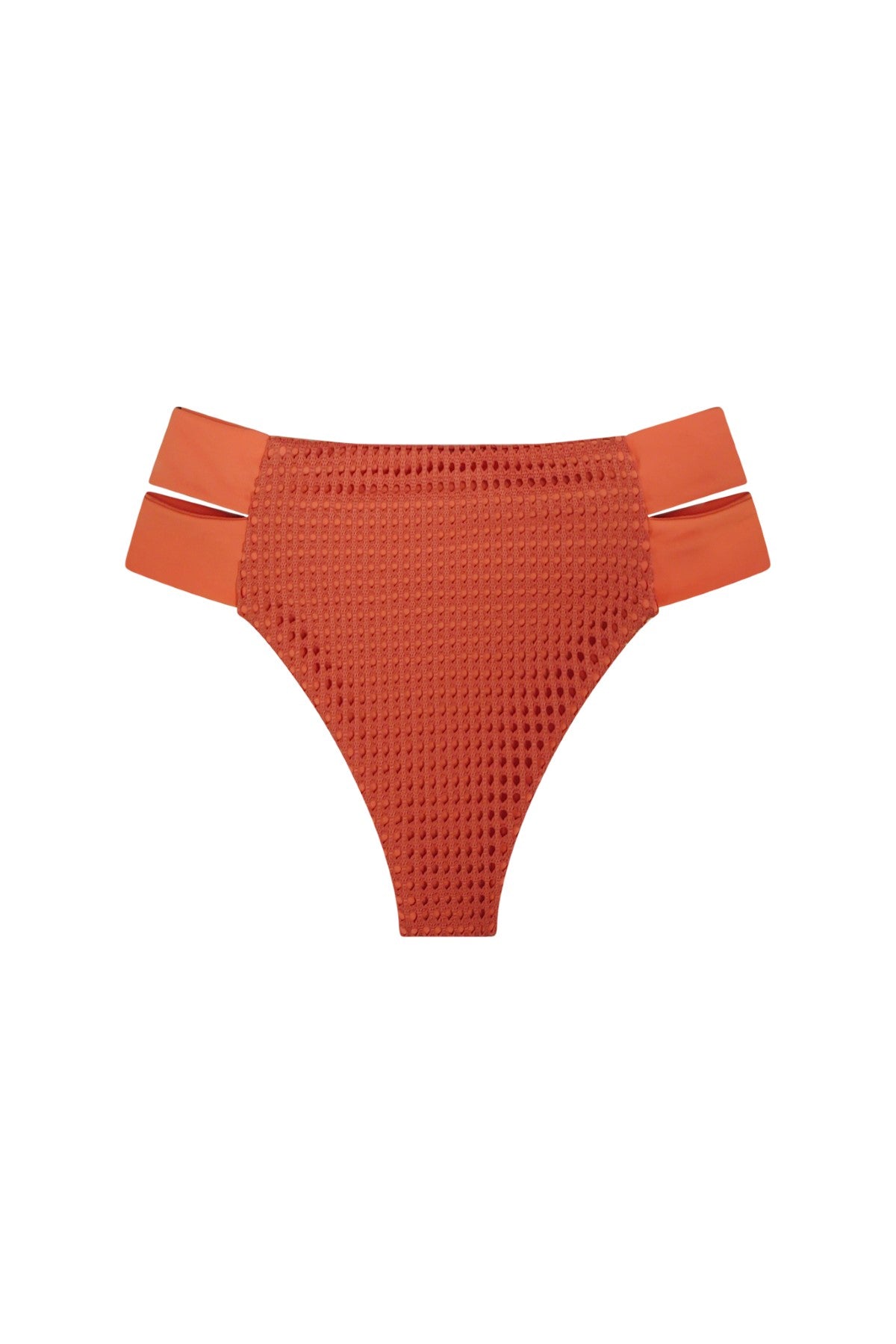 Coral Whisper Bikini Bottom - Mid Rise