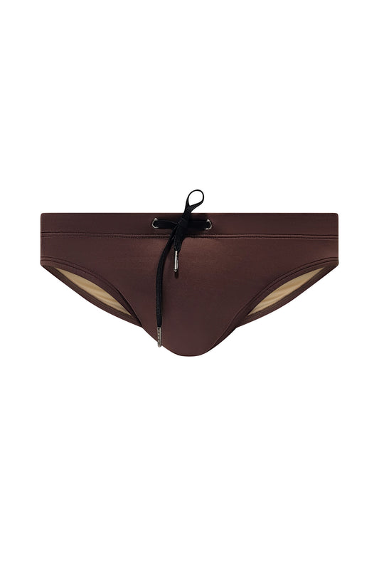 Low Cut Swim Brief Earth & Sand Colors