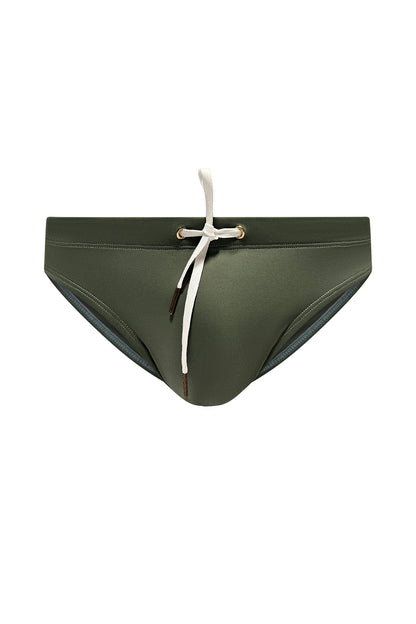 Low Cut Swim Brief Earth & Sand Colors