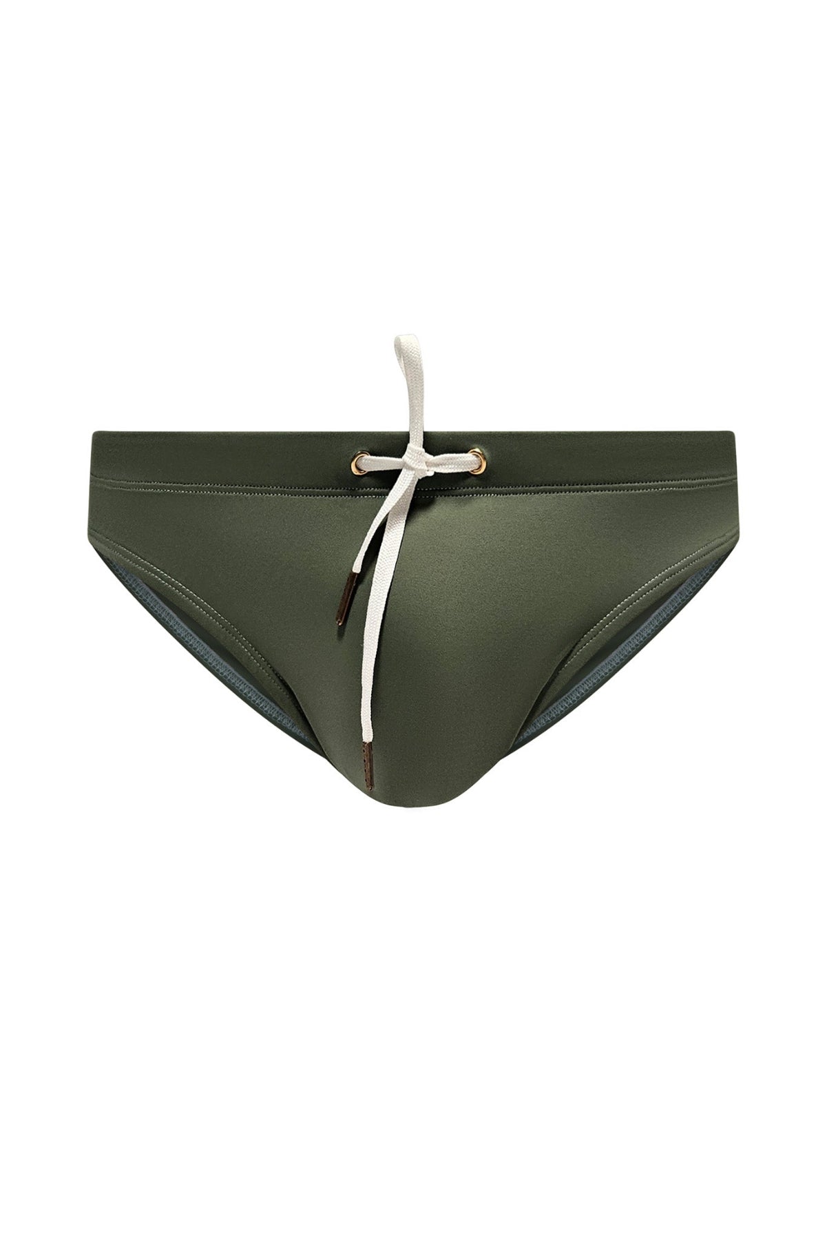 Sage Green Low Cut Swim Brief