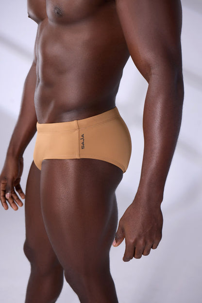 Swim Brief Earth & Sand Colors