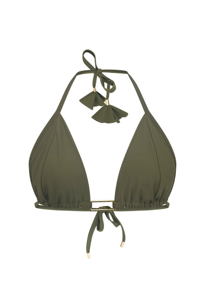 Olive Essence Triangle Top